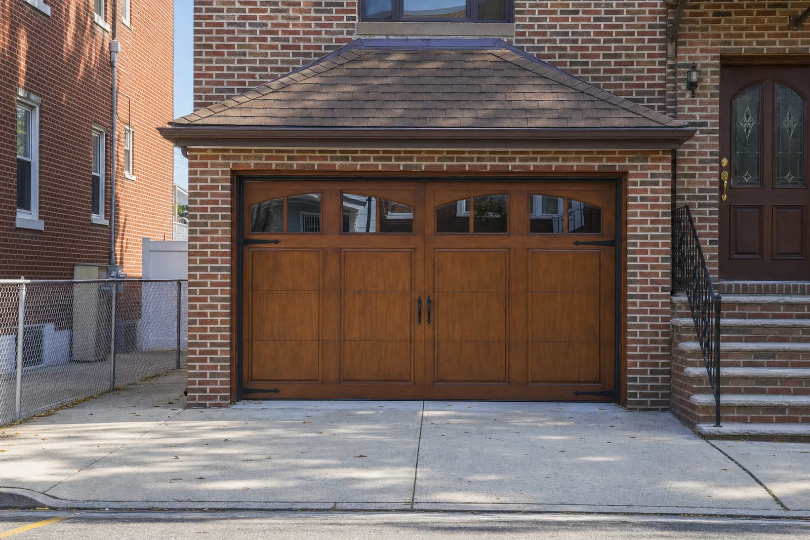 Clopay Classic black steel garage door
